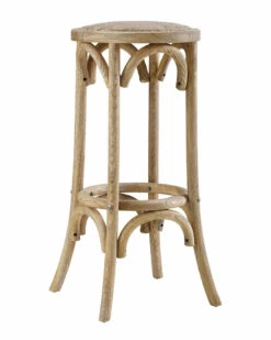Discount 🌟 Linon Furniture Linon Rae Rattan Seat Backless Bar Stool Home Dining Chairs & Stools 🧨