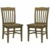 Hot Sale 👏 Linon Furniture Linon Bramwell Natural Dining Chairs Set Of 2 Home Dining Chairs & Stools ❤️