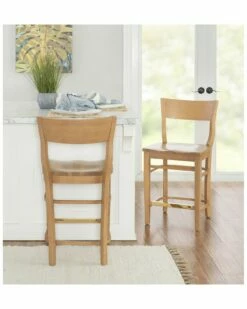 Best Sale 🎁 Linon Furniture Linon Chandler Counter Stools Set Of 2 Home Dining Chairs & Stools 😉 -Linon Furniture Store 3050022819 RLLZ 5