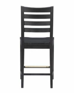 Best Sale 💯 Linon Furniture Linon Flynn Black Counter Stools Set Of 2 Home Dining Chairs & Stools 💯 -Linon Furniture Store 3050022833 RLLZ 4