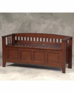 Best Sale 🔥 Linon Furniture Linon Storage Bench Home Accent Chairs 👏