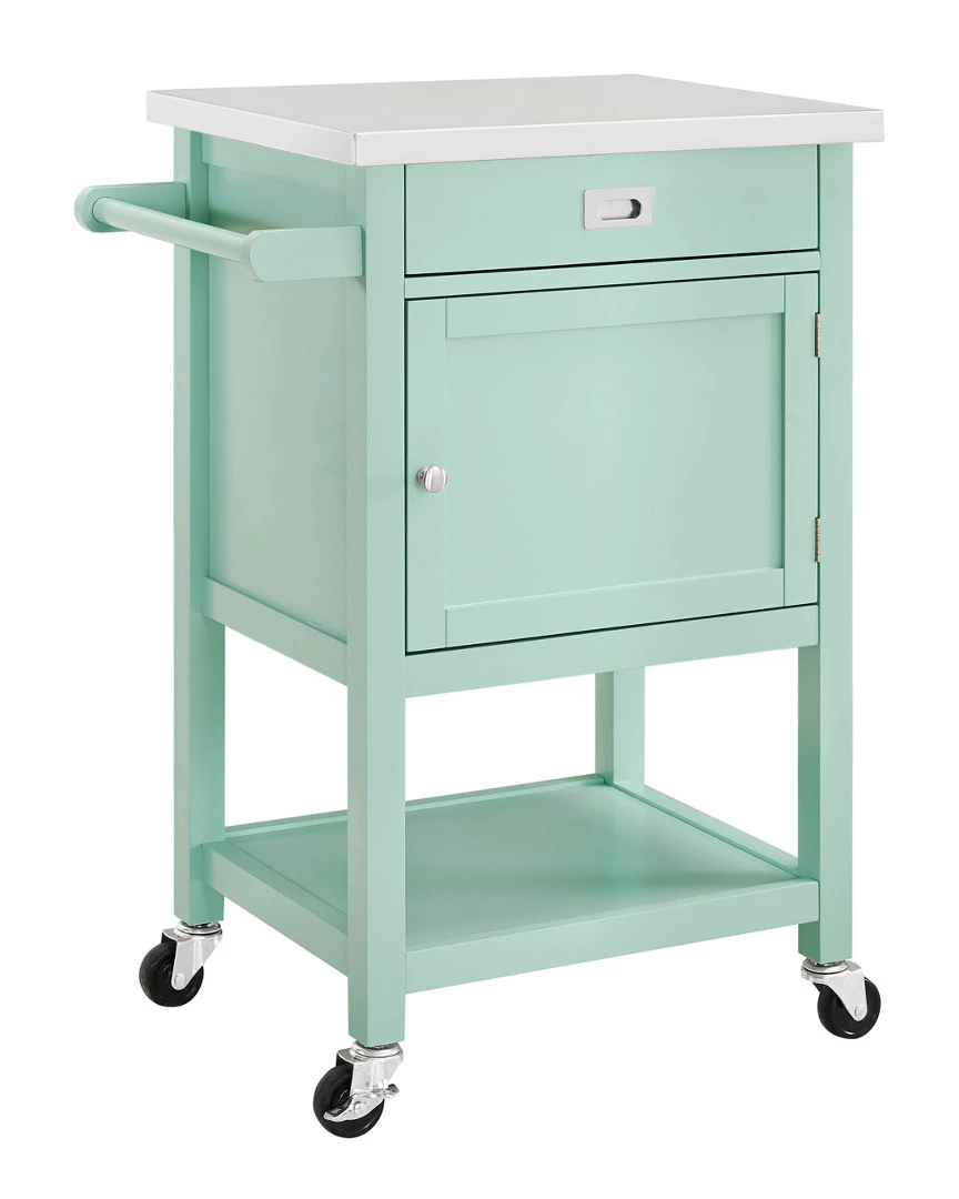 Outlet π₯° Linon Furniture Linon Sydney Green Apartment Cart Home Bar Carts & Accessories π 3 Outlet π₯° Linon Furniture Linon Sydney Green Apartment Cart Home Bar Carts & Accessories π