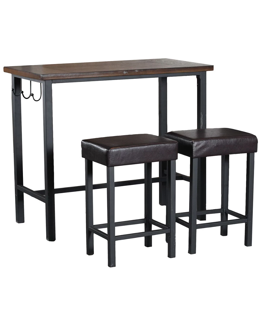 Best Pirce π₯° Linon Furniture Linon Bryant 3pc Pub Set Home Bar Carts & Accessories βοΈ 4 Best Pirce π₯° Linon Furniture Linon Bryant 3pc Pub Set Home Bar Carts & Accessories βοΈ - Image 2