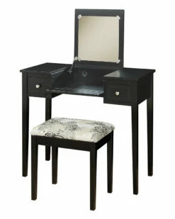 Promo ✨ Linon Furniture Linon 2pc Vanity & Butterfly Bench Set Home Nightstands 😉