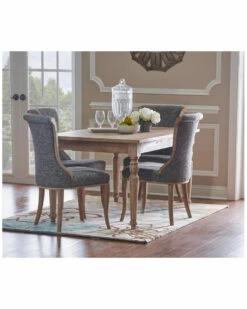 Promo 🔥 Linon Furniture Linon Set Of 2 Sheffield Flared Back Chairs Home Accent Chairs 🥰 -Linon Furniture Store 3050131570 RLLZ 2