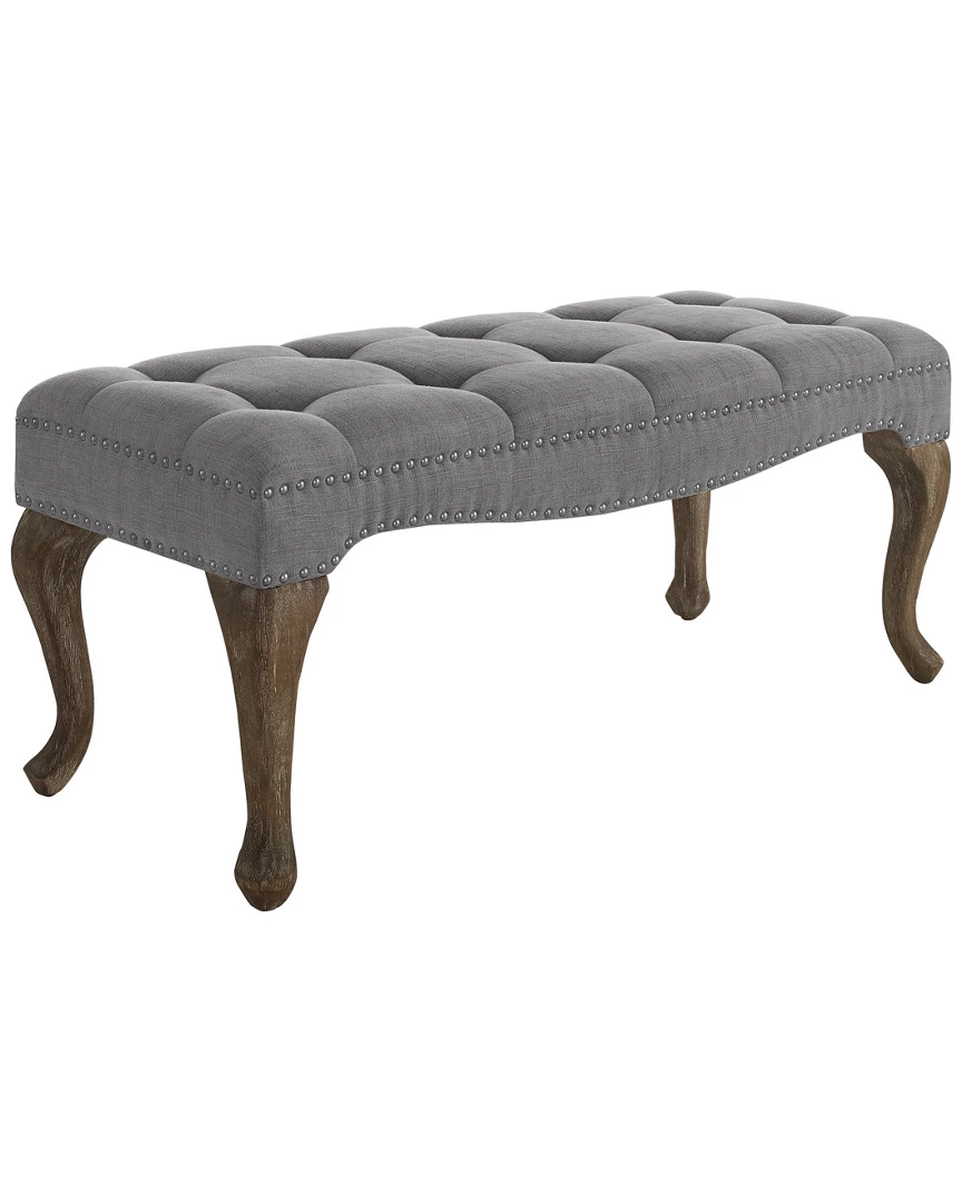 Brand new π Linon Furniture Linon Loire Cabriolet Washed Gray Linen Bench Home Accent Chairs π 3 Brand new π Linon Furniture Linon Loire Cabriolet Washed Gray Linen Bench Home Accent Chairs π