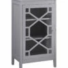 Promo 🌟 Linon Furniture Linon Fetti Gray Small Cabinet Home 👗 Dressers & Armoires 🛒