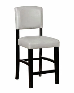 Buy 🧨 Linon Furniture Linon Monaco Gray Bar Stool Home Dining Chairs & Stools ⭐