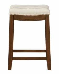 Brand new 💯 Linon Furniture Linon Claridge Natural Bar Stool Home Dining Chairs & Stools 🧨 -Linon Furniture Store 3050297350 RLLZ 4