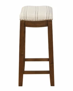 Brand new 💯 Linon Furniture Linon Claridge Natural Bar Stool Home Dining Chairs & Stools 🧨 -Linon Furniture Store 3050297350 RLLZ 5