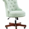 Promo 🌟 Linon Furniture Linon Sinclair Mint Green Office Chair Home Office Chairs 🎁