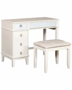 Discount ❤️ Linon Furniture Linon Eva Vanity Set Home 👗 Dressers & Armoires 🤩 -Linon Furniture Store 3050314332 RLLZ 3