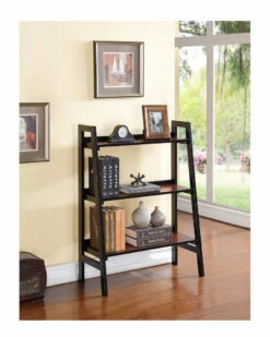 New 🤩 Linon Furniture Linon Camden Three Shelf Bookcase Home Bookcases & Shelving 🌟 -Linon Furniture Store 3050314336 RLLZ 2