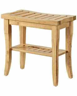 Wholesale ✔️ Linon Furniture Linon Bracken Bamboo Stool Home Dining Chairs & Stools 🛒
