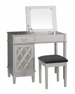 Coupon 🥰 Linon Furniture Linon Lattice Vanity Set Home Nightstands 😉