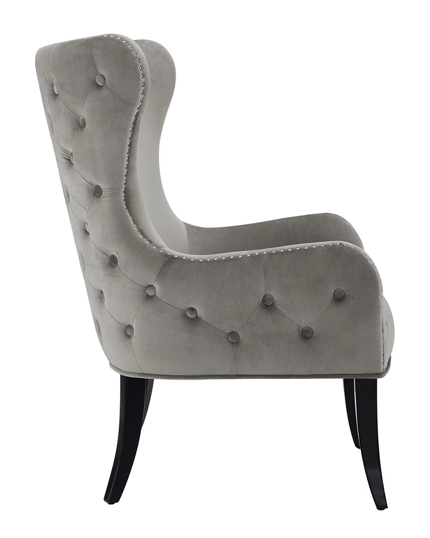 Cheapest π Linon Furniture Linon Salem Dark Gray Round Back Chair Home Accent Chairs β¨ 4 Cheapest π Linon Furniture Linon Salem Dark Gray Round Back Chair Home Accent Chairs β¨ - Image 2