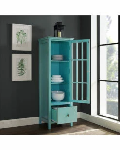 Best Sale π Linon Furniture Linon Largo Antique Turquoise Glass Door Cabinet Home Bookcases & Shelving π 8 Best Sale π Linon Furniture Linon Largo Antique Turquoise Glass Door Cabinet Home Bookcases & Shelving π -Linon Furniture Store 3050491253 RLLZ 2