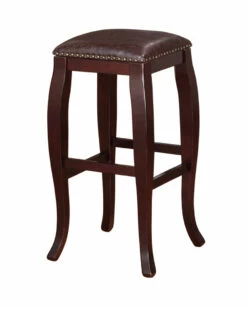 New 🔔 Linon Furniture Linon San Francisco Square Top Bar Stool Home Dining Chairs & Stools ❤️