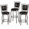 Cheap 🎉 Linon Furniture Linon Set Of 3 Townsend Adjustable Stools Home Dining Chairs & Stools 🛒