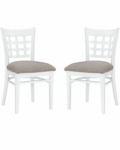Best Pirce 🌟 Linon Furniture Linon Lola Upholstered Side Chairs Set Of 2 Home Dining Chairs & Stools 🧨