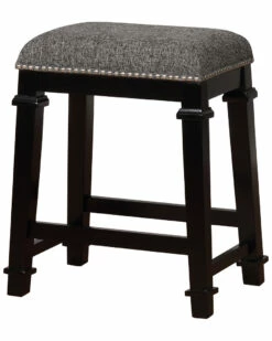 New ✔️ Linon Furniture Linon Kennedy Tweed Backless Counter Stool Home Dining Chairs & Stools 🎁