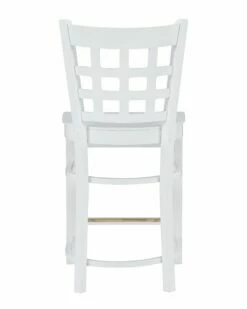 Best deal 🔔 Linon Furniture Linon Lola White Counter Stools Set Of 2 Home Dining Chairs & Stools ⭐ -Linon Furniture Store 3050558988 RLLZ 4