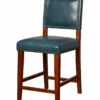 Flash Sale 🤩 Linon Furniture Linon Blake Pacific Blue Counter Stool Home Dining Chairs & Stools 🎉 -Linon Furniture Store 3050634751 RLLZ 1