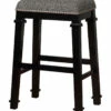 Flash Sale 🧨 Linon Furniture Linon Kyley Black And White Tweed Backless Bar Stool Home Dining Chairs & Stools ⌛