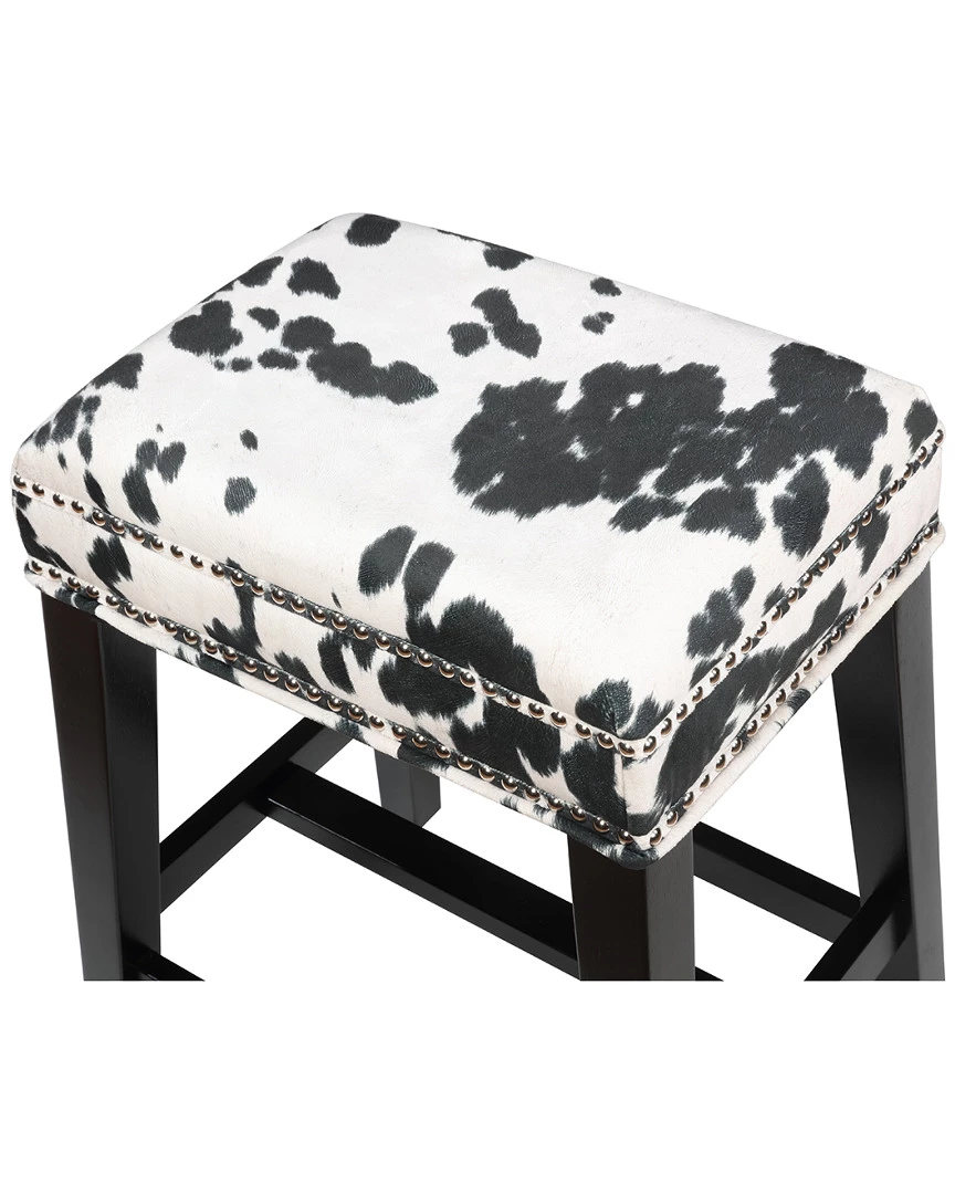 Deals β€οΈ Linon Furniture Linon Walt Black Cow Print Bar Stool Home Dining Chairs & Stools π 5 Deals β€οΈ Linon Furniture Linon Walt Black Cow Print Bar Stool Home Dining Chairs & Stools π - Image 3