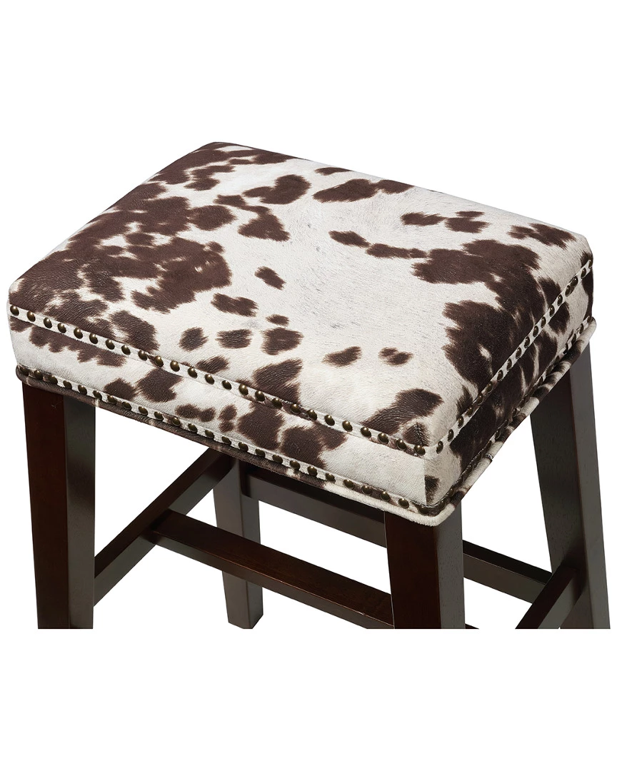 Discount π Linon Furniture Linon Walt Brown Cow Print Bar Stool Home Dining Chairs & Stools π 5 Discount π Linon Furniture Linon Walt Brown Cow Print Bar Stool Home Dining Chairs & Stools π - Image 3
