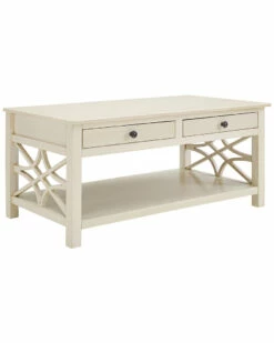 Best reviews of ✨ Linon Furniture Linon Whitley Antique White Coffee Table Home Coffee Tables 😍