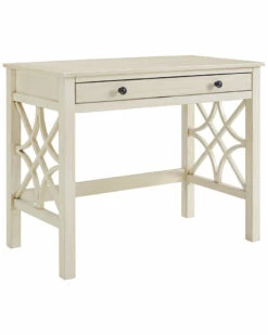 Brand new 🔔 Linon Furniture Linon Whitley Antique White Desk Home Desks & Storage ❤️