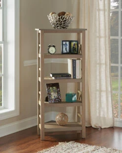 Outlet 🎉 Linon Furniture Linon Candler Drif2od Bookcase Home Bookcases & Shelving 😍 -Linon Furniture Store 3050711067 RLLZ 2