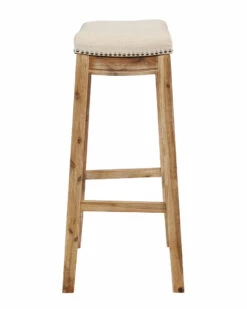 Cheap 👍 Linon Furniture Linon Claridge Acacia Bar Stool Home Dining Chairs & Stools 😍 -Linon Furniture Store 3050719018 RLLZ 3