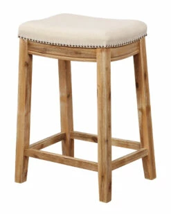 Outlet ✨ Linon Furniture Linon Claridge Acacia Counter Stool Home Dining Chairs & Stools 🔥