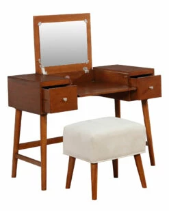 New ❤️ Linon Furniture Linon Viola Vanity Set Home Nightstands ❤️