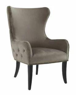 Cheapest 💯 Linon Furniture Linon Salem Beige Round Back Chair Home Accent Chairs 🔔