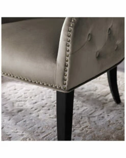 Cheapest 💯 Linon Furniture Linon Salem Beige Round Back Chair Home Accent Chairs 🔔 -Linon Furniture Store 3050770629 RLLZ 5