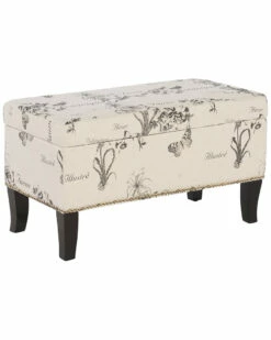 Cheapest 👍 Linon Furniture Linon Tahlia Botanical Ottoman Home Ottomans & Poufs 🎁