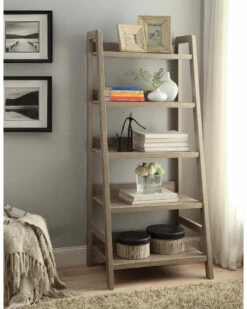 Promo 🧨 Linon Furniture Linon Tracey Ladder Bookcase Home Bookcases & Shelving 🎉 -Linon Furniture Store 3050812689 RLLZ 2