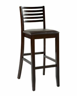 Coupon 🎉 Linon Furniture Linon Triena Collection Ladder Bar Stool Home Dining Chairs & Stools 🤩