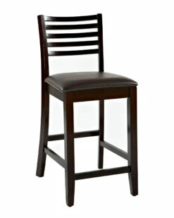 Discount ✨ Linon Furniture Linon Triena Collection Ladder Counter Stool Home Dining Chairs & Stools 🔔