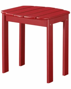 Wholesale ⭐ Linon Furniture Linon Red Adirondack End Table Home Outdoor Tables 🤩